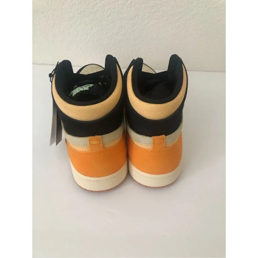 Nike Air Jordan 1 Zoom CMFT 2 Muslin/Celestial Gold-Black Men's Size 10